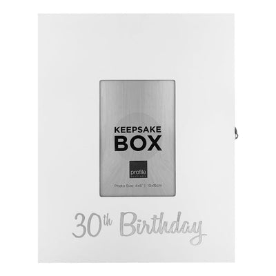Keepsake Box (30th Birthday) from our Keepsake Boxes collection by Profile Products Australia