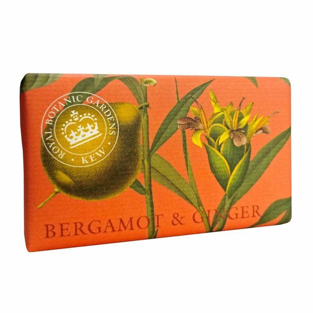 Kew Gardens Bergamot & Ginger Soap Bar from our Luxury Bar Soap collection by The English Soap Company