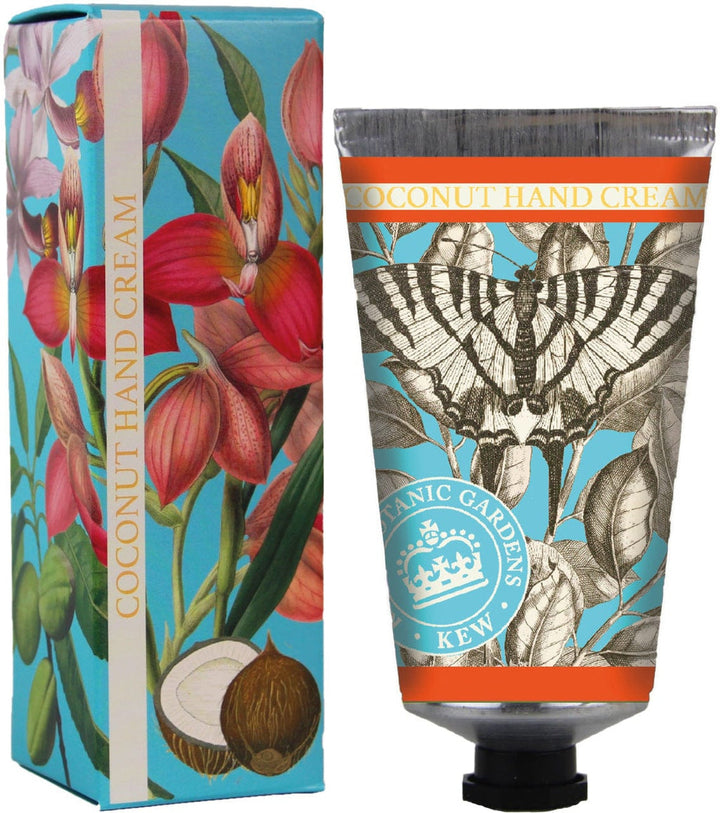 Kew Gardens Coconut Hand Cream 75ml from our Hand Cream collection by The English Soap Company