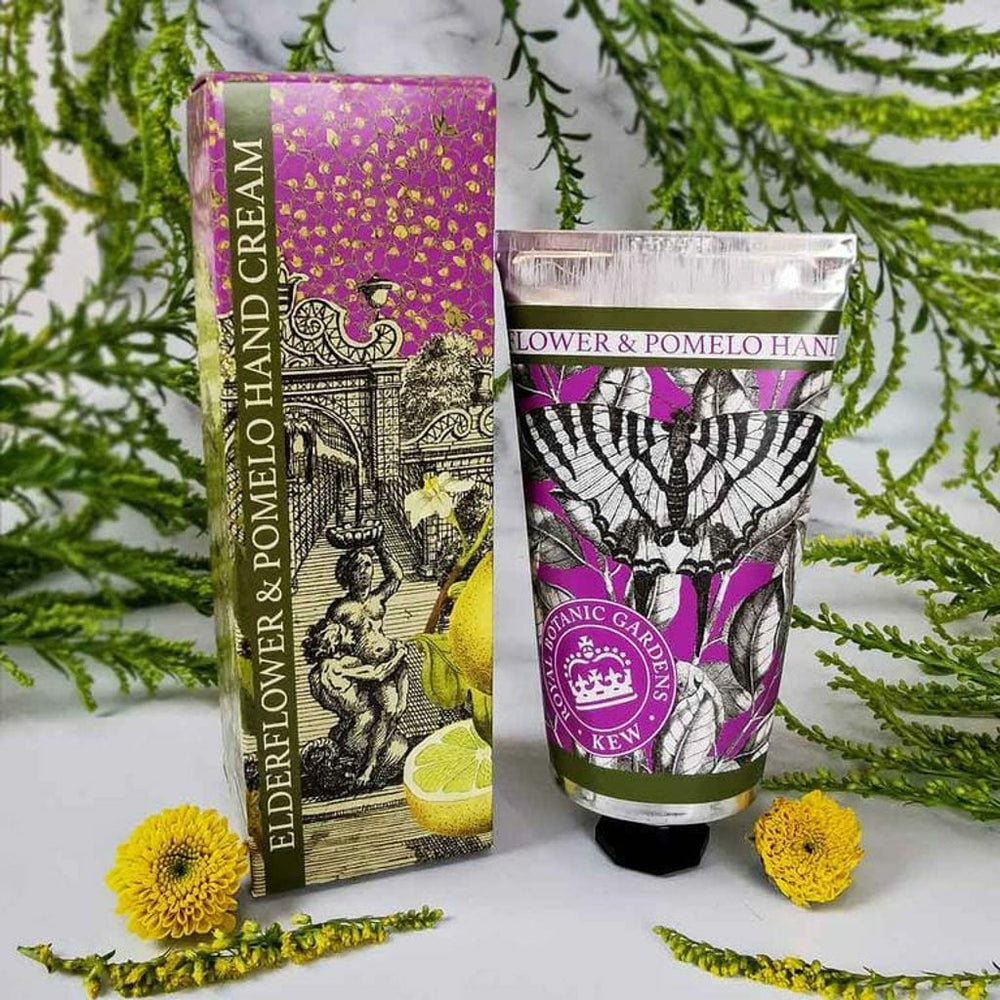 Kew Gardens Elderflower & Pomelo Hand Cream 75ml from our Hand Cream collection by The English Soap Company