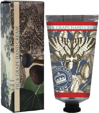Kew Gardens Fig & Grape Hand Cream 75ml from our Hand Cream collection by The English Soap Company