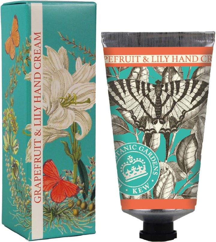 Kew Gardens Grapefruit & Lily Hand Cream 75ml from our Hand Cream collection by The English Soap Company