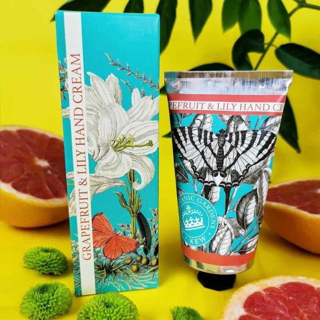 Kew Gardens Grapefruit & Lily Hand Cream 75ml from our Hand Cream collection by The English Soap Company