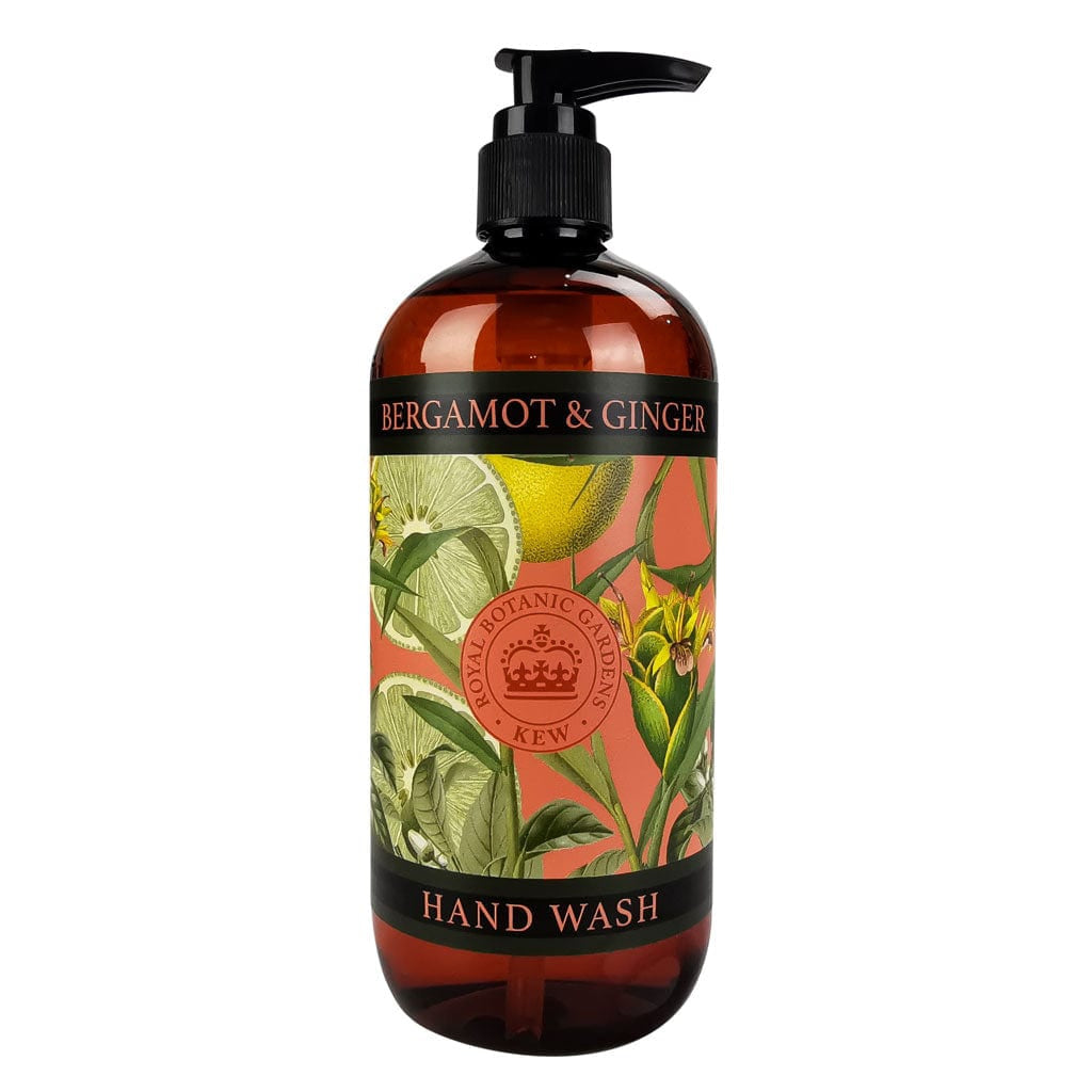 Kew Gardens Hand & Body Wash 500ml - Bergamot & Ginger from our Liquid Hand & Body Soap collection by The English Soap Company