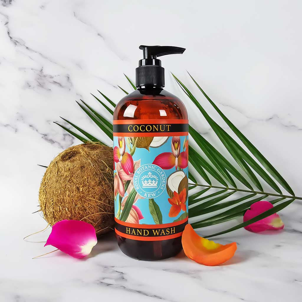 Kew Gardens Hand & Body Wash 500ml - Coconut from our Liquid Hand & Body Soap collection by The English Soap Company