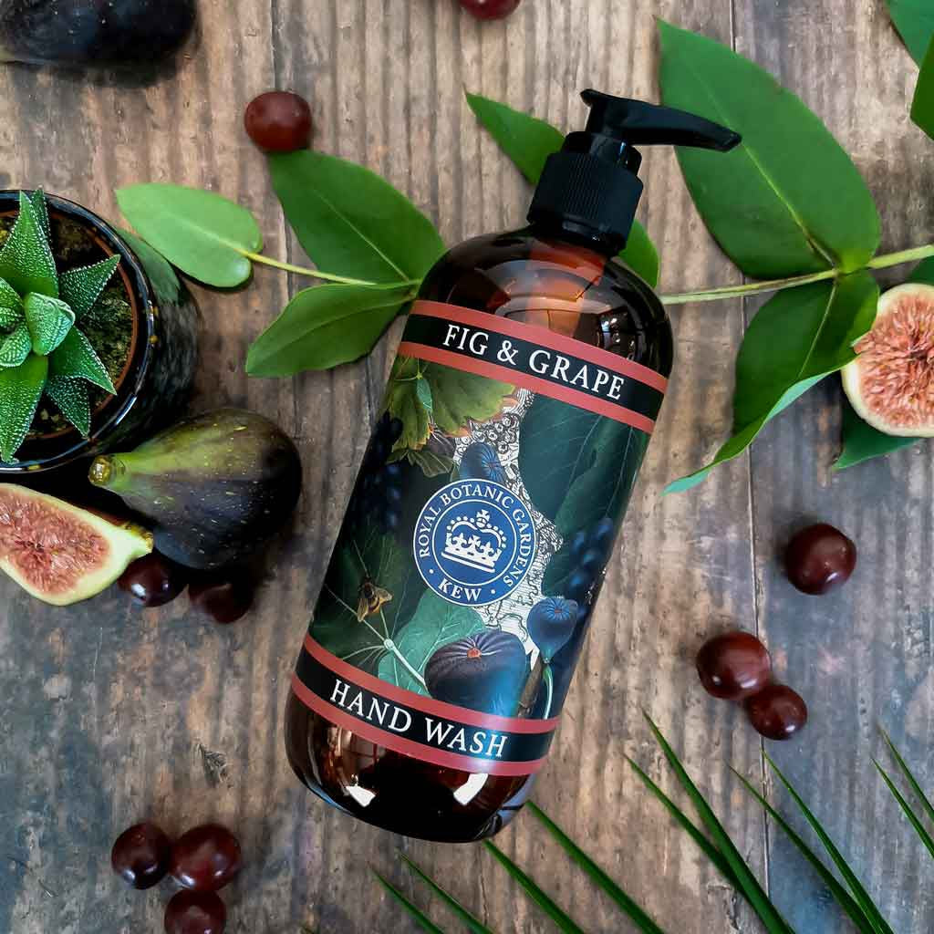 Kew Gardens Hand & Body Wash 500ml - Fig & Grape from our Liquid Hand & Body Soap collection by The English Soap Company