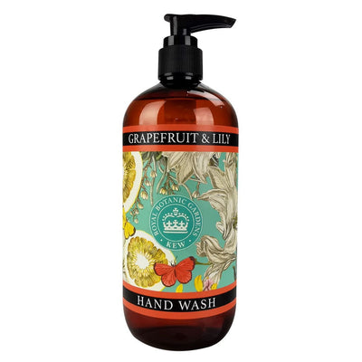 Kew Gardens Hand & Body Wash 500ml - Grapefruit & Lily from our Liquid Hand & Body Soap collection by The English Soap Company