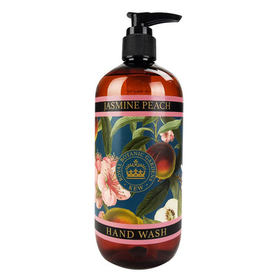 Kew Gardens Hand & Body Wash 500ml - Jasmine & Peach from our Liquid Hand & Body Soap collection by The English Soap Company