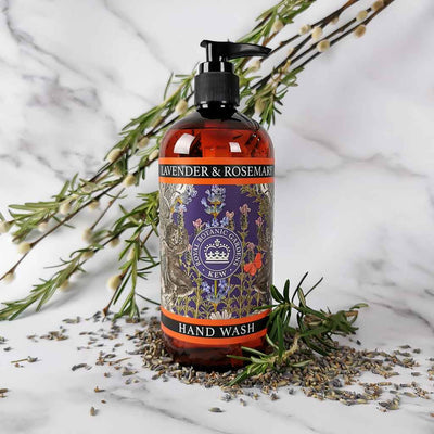 Kew Gardens Hand & Body Wash 500ml - Lavender & Rosemary from our Liquid Hand & Body Soap collection by The English Soap Company