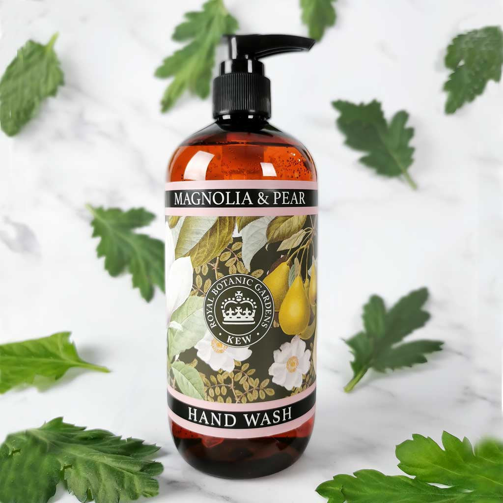 Kew Gardens Hand & Body Wash 500ml - Magnolia & Pear from our Liquid Hand & Body Soap collection by The English Soap Company