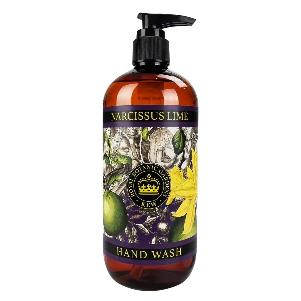 Kew Gardens Hand & Body Wash 500ml - Narcissus Lime from our Liquid Hand & Body Soap collection by The English Soap Company