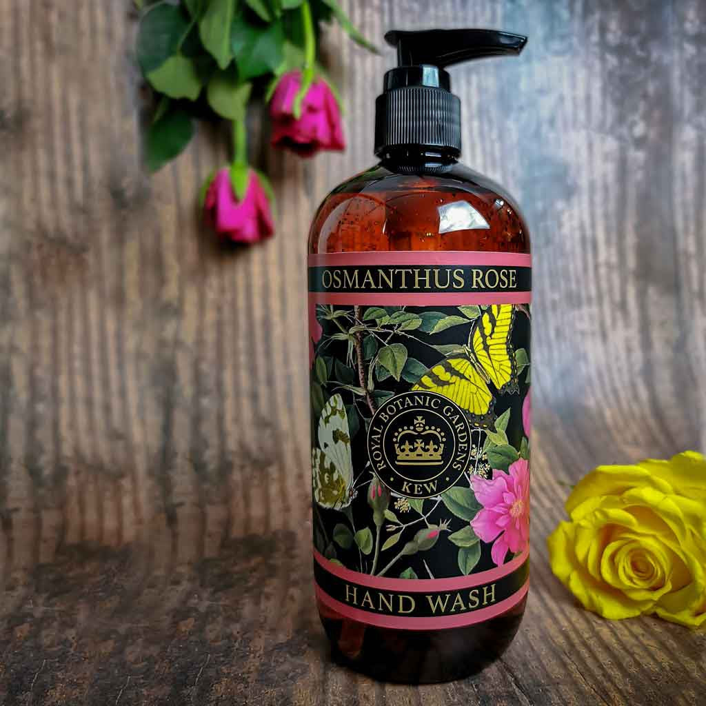 Kew Gardens Hand & Body Wash 500ml - Oshmanthus Rose from our Liquid Hand & Body Soap collection by The English Soap Company