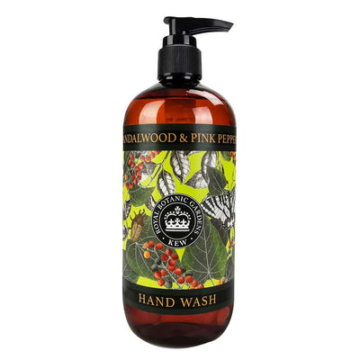 Kew Gardens Hand & Body Wash 500ml - Sandalwood & Pink Pepper from our Liquid Hand & Body Soap collection by The English Soap Company