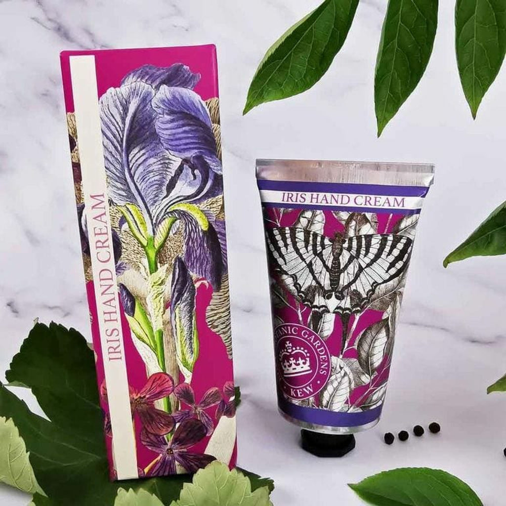 Kew Gardens Iris Hand Cream 75ml from our Hand Cream collection by The English Soap Company