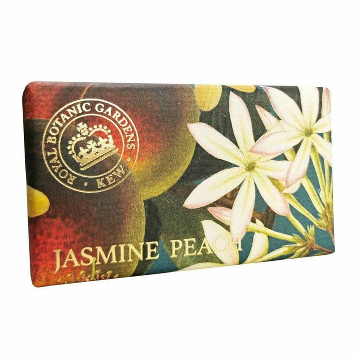 Kew Gardens Jasmine & Peach Soap Bar from our Luxury Bar Soap collection by The English Soap Company