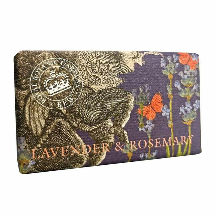 Kew Gardens Lavender & Rosemary 240g Soap Bar from our Luxury Bar Soap collection by The English Soap Company