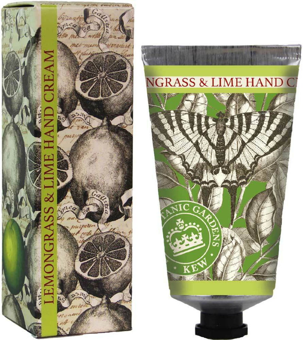 Kew Gardens Lemongrass & Lime Hand Cream 75ml from our Hand Cream collection by The English Soap Company