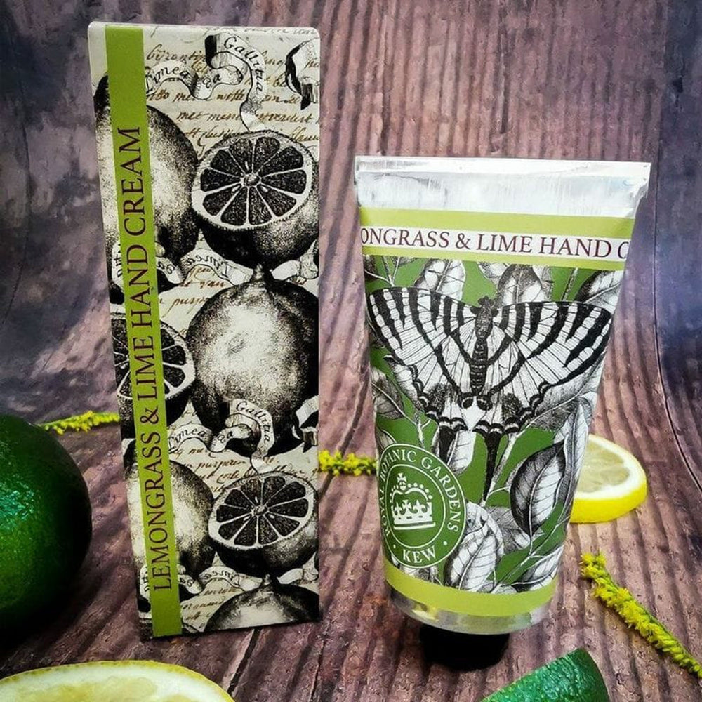 Kew Gardens Lemongrass & Lime Hand Cream 75ml from our Hand Cream collection by The English Soap Company