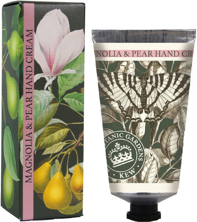 Kew Gardens Magnolia & Pear Hand Cream 75ml from our Hand Cream collection by The English Soap Company