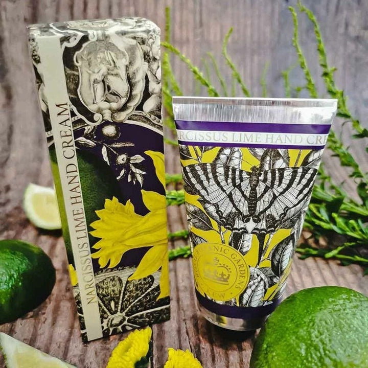 Kew Gardens Narcissus Lime Hand Cream 75ml from our Hand Cream collection by The English Soap Company