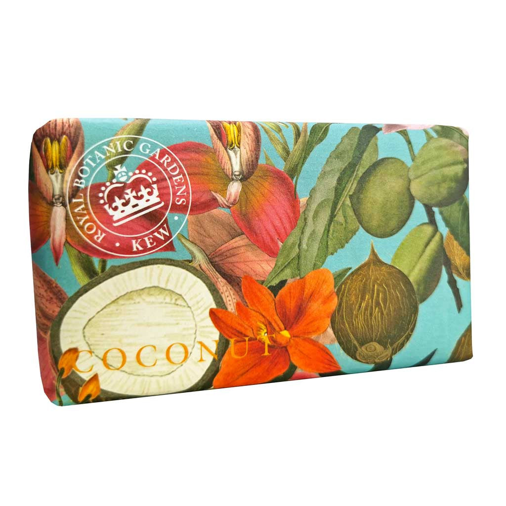 Kew Gardens Soap Bar Coconut from our Luxury Bar Soap collection by The English Soap Company
