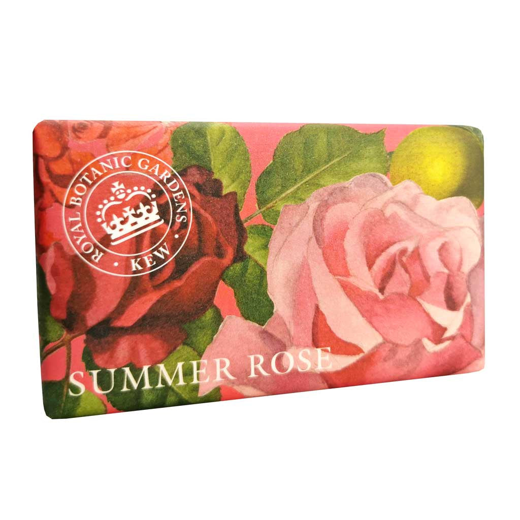 Kew Gardens Soap Bar Summer Rose from our Luxury Bar Soap collection by The English Soap Company