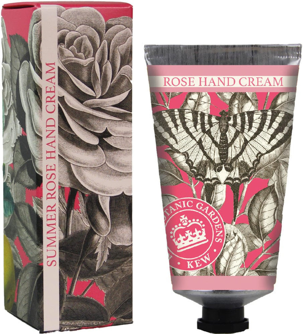 Kew Gardens Summer Rose Hand Cream 75ml from our Hand Cream collection by The English Soap Company