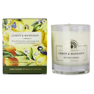 Lemon and Mandarin Scented Candle from our Candles collection by The English Soap Company