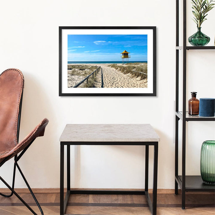 Lifeguard Tower 1 Wall Art Print from our Australian Made Framed Wall Art, Prints & Posters collection by Profile Products Australia