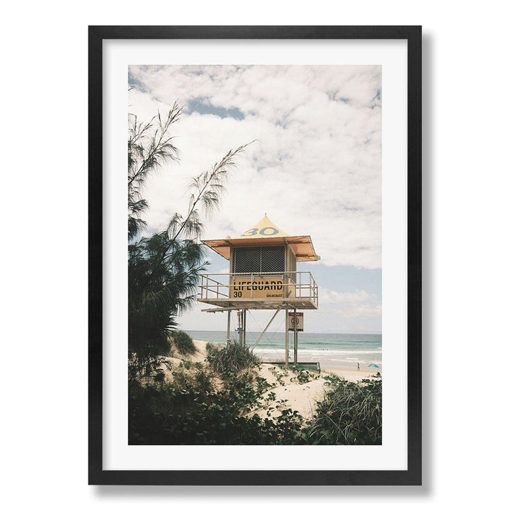 Lifeguard Tower 2 Wall Art Print from our Australian Made Framed Wall Art, Prints & Posters collection by Profile Products Australia