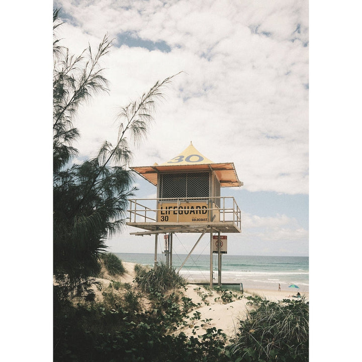 Lifeguard Tower 2 Wall Art Print from our Australian Made Framed Wall Art, Prints & Posters collection by Profile Products Australia