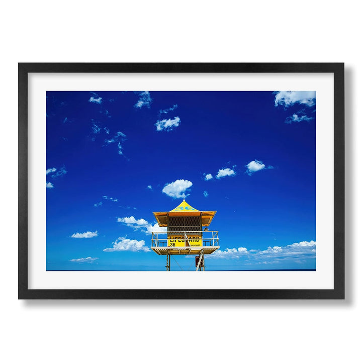 Lifeguard Tower 3 Wall Art Print from our Australian Made Framed Wall Art, Prints & Posters collection by Profile Products Australia