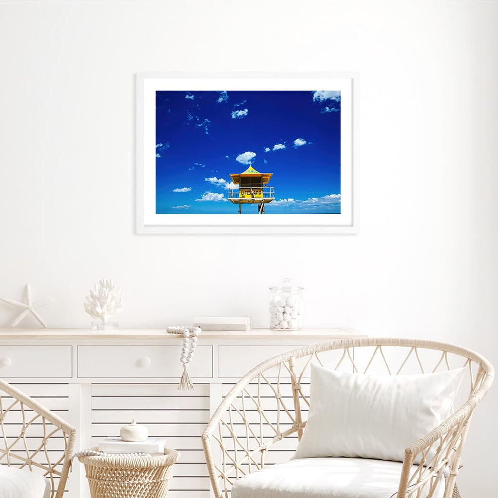 Lifeguard Tower 3 Wall Art Print from our Australian Made Framed Wall Art, Prints & Posters collection by Profile Products Australia