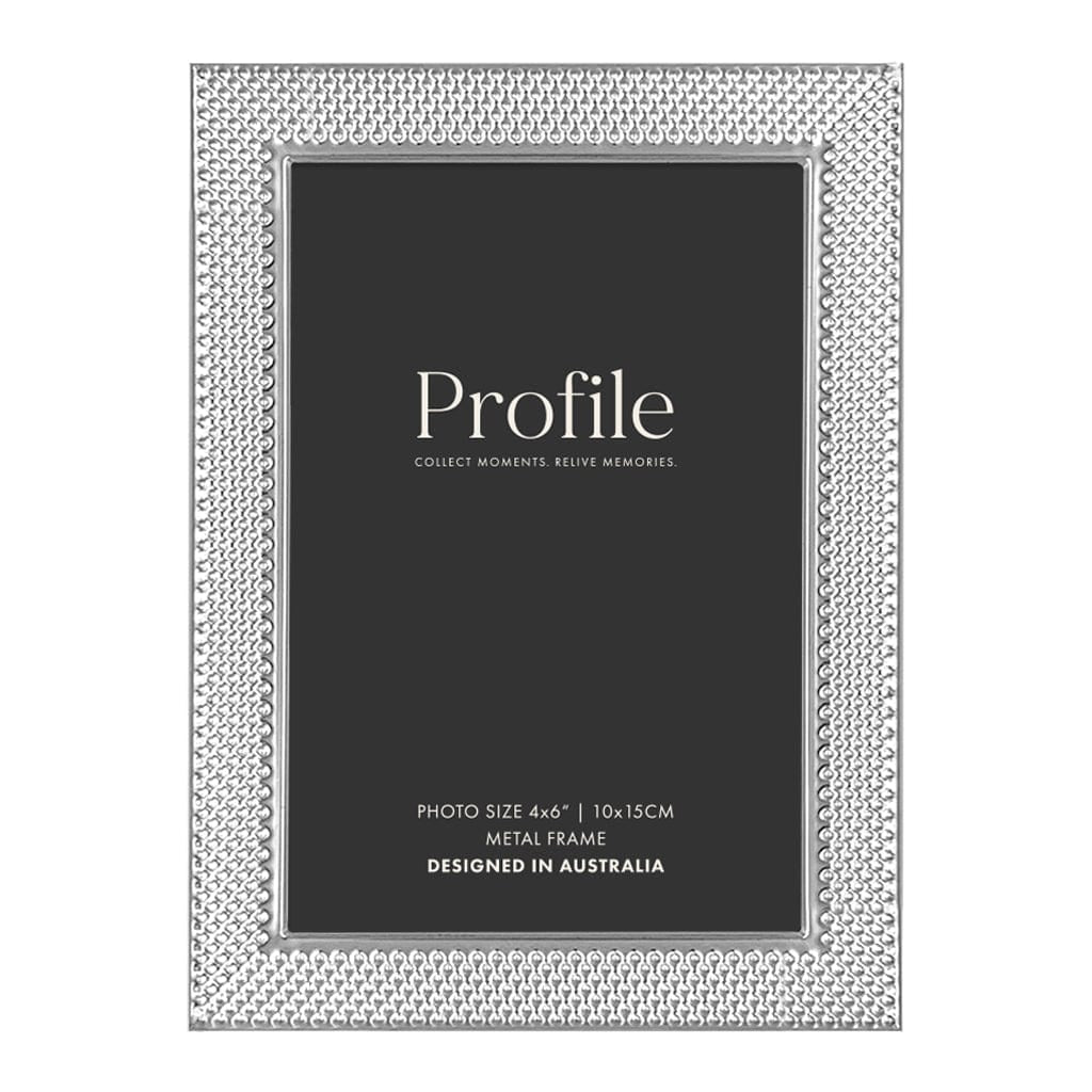 Matrix Silver Metal Photo Frame 4x6in (10x15cm) from our Metal Photo Frames collection by Profile Products Australia