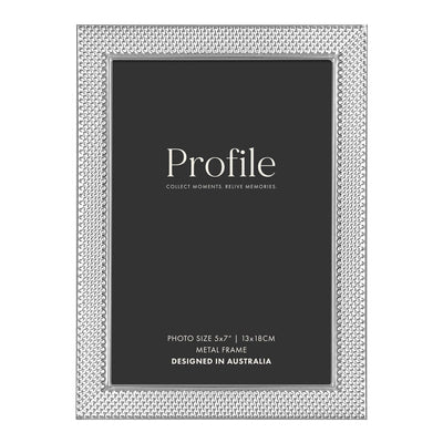 Matrix Silver Metal Photo Frame 5x7in (13x18cm) from our Metal Photo Frames collection by Profile Products Australia