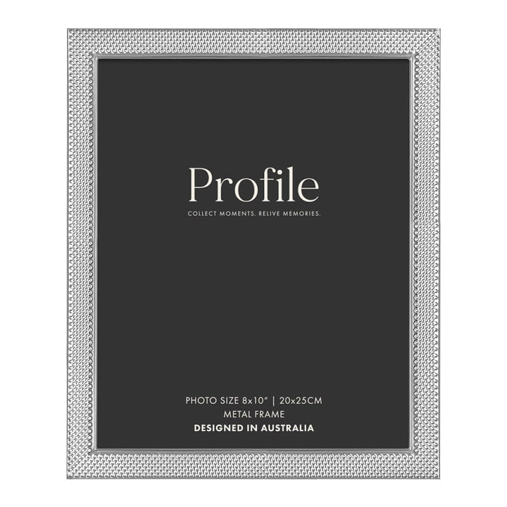 Matrix Silver Metal Photo Frame 8x10in (20x25cm) from our Metal Photo Frames collection by Profile Products Australia