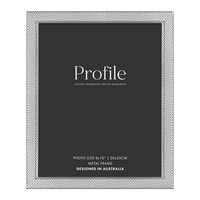 Matrix Silver Metal Photo Frame 8x10in (20x25cm) from our Metal Photo Frames collection by Profile Products Australia