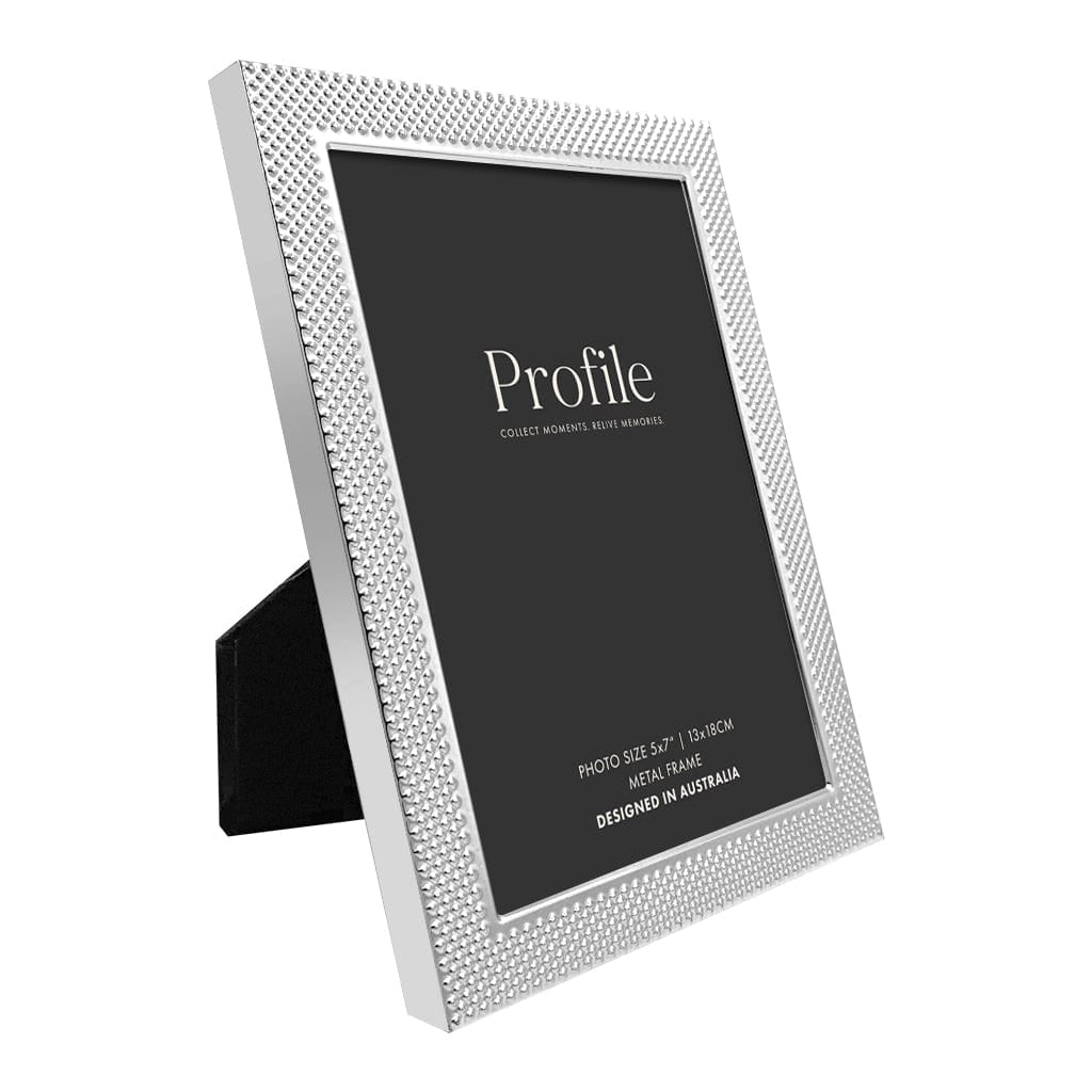 Matrix Silver Metal Photo Frame from our Metal Photo Frames collection by Profile Products Australia