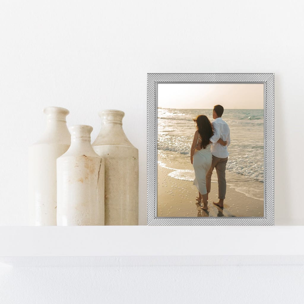 Matrix Silver Metal Photo Frame from our Metal Photo Frames collection by Profile Products Australia