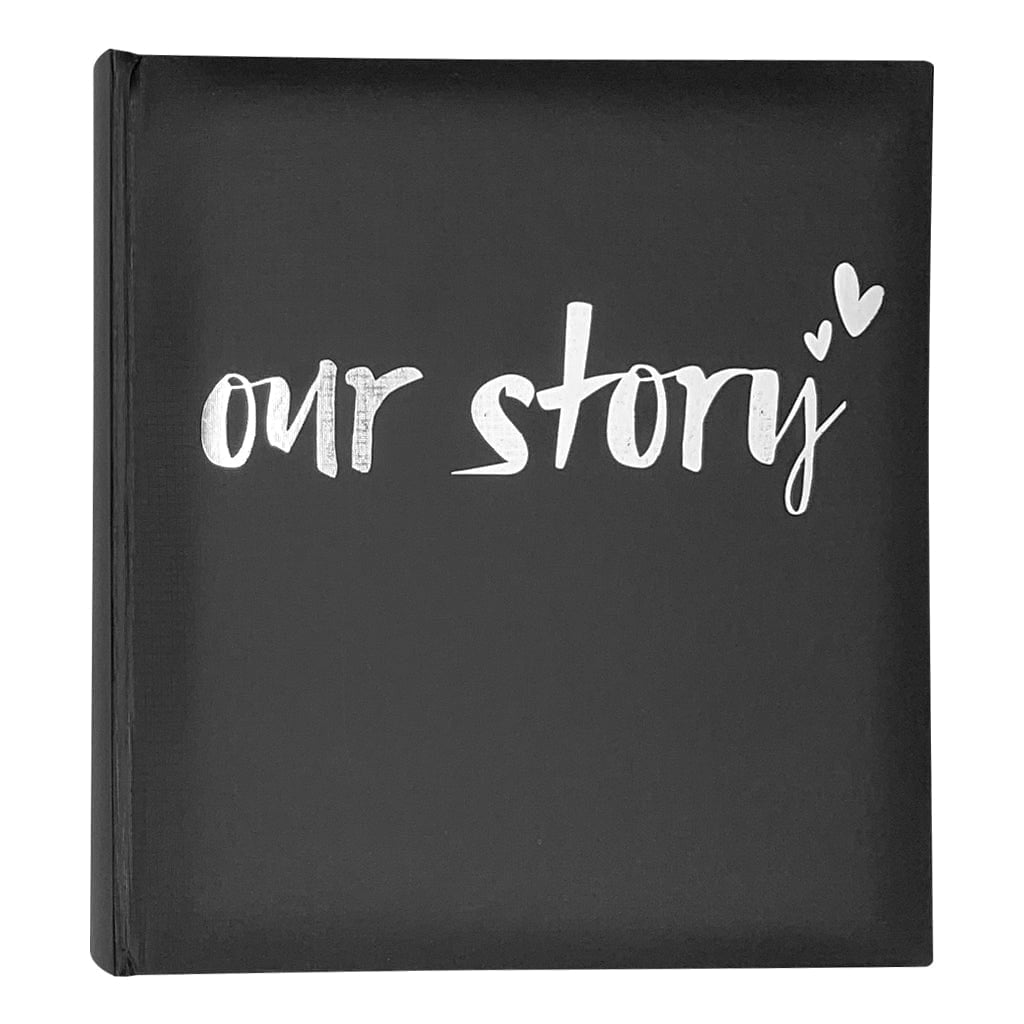 Moda Black "Our Story" Slip-In Photo Album 4x6in - 200 Photos from our Photo Albums collection by Profile Products Australia