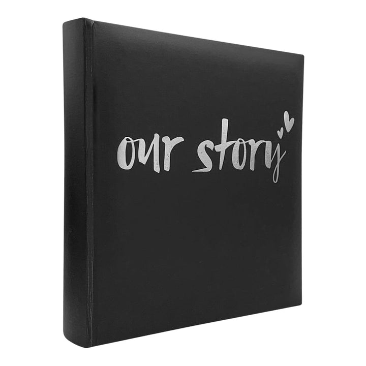 Moda Black "Our Story" Slip-In Photo Album from our Photo Albums collection by Profile Products Australia