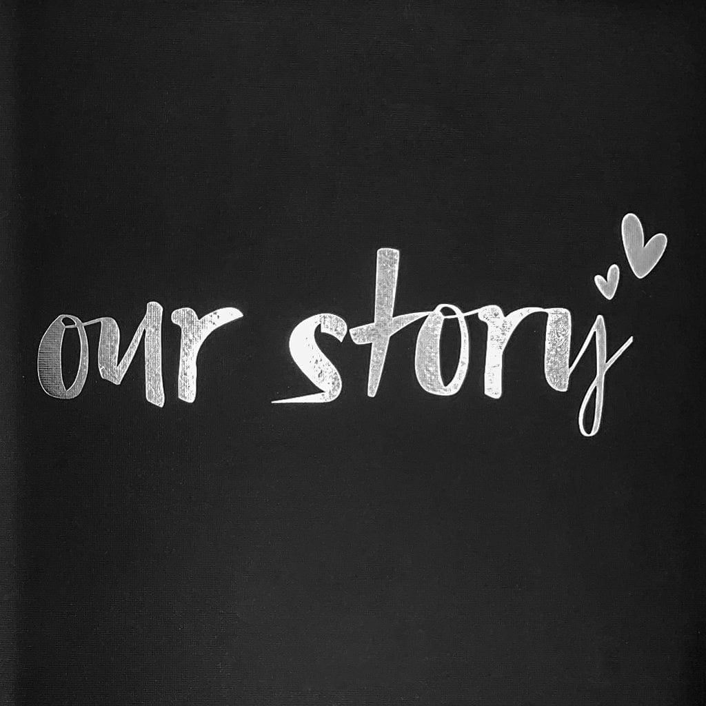 Moda Black "Our Story" Slip-In Photo Album from our Photo Albums collection by Profile Products Australia