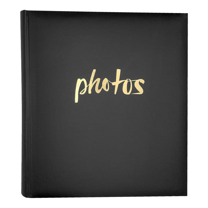 Moda Black "Photos" Large Slip-In Photo Album from our Photo Albums collection by Profile Products Australia