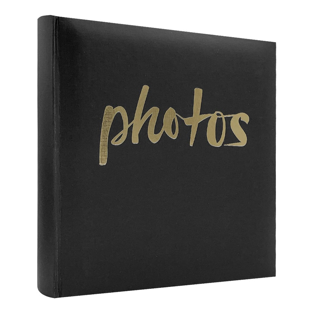 Moda Black "Photos" Slip-In Photo Album from our Photo Albums collection by Profile Products Australia
