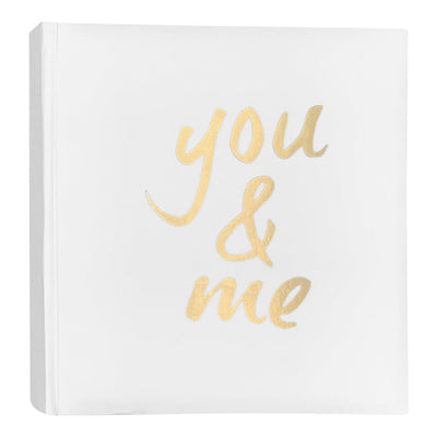 Moda White "You & Me" Slip-In Photo Album 4x6in - 200 Photos from our Photo Albums collection by Profile Products Australia