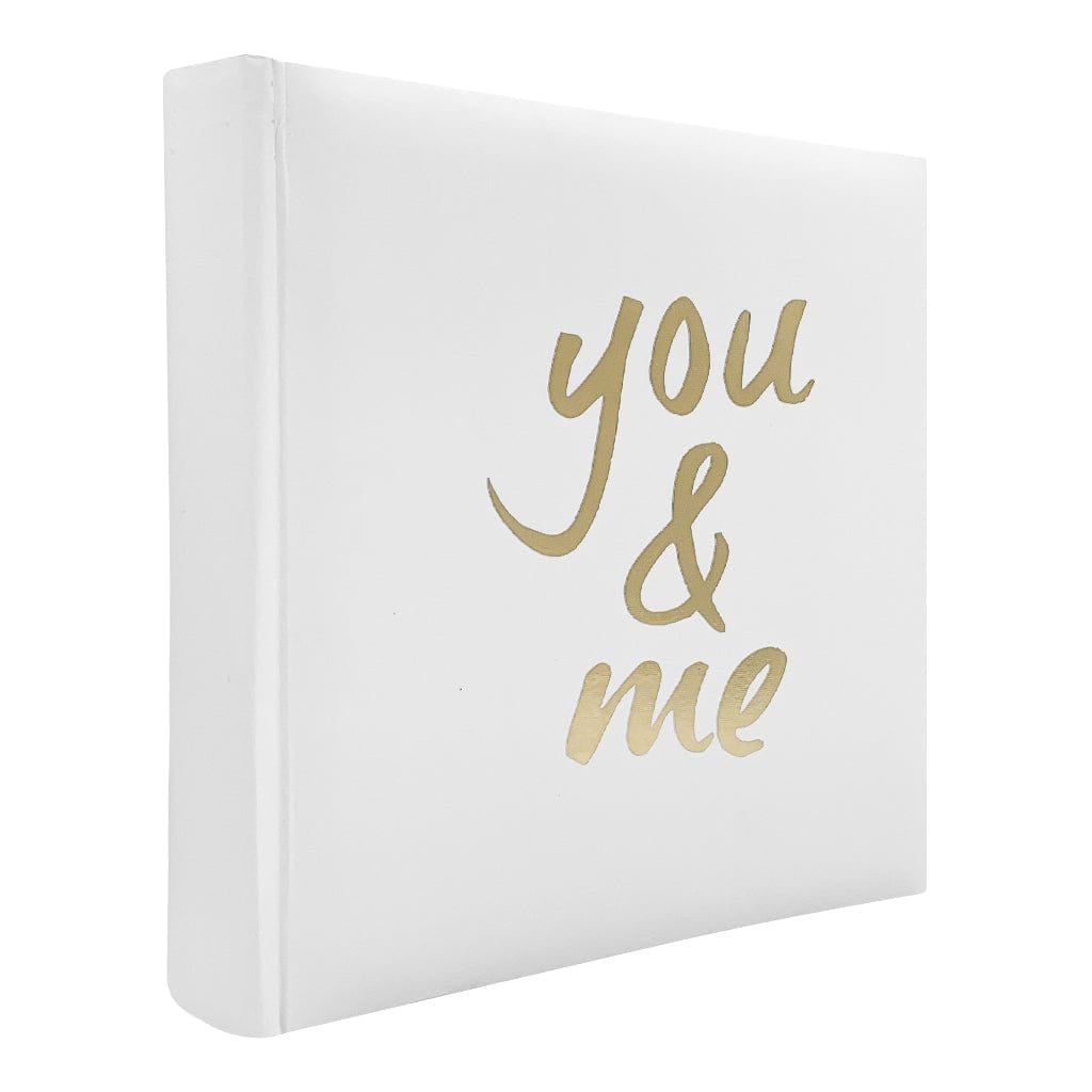 Moda White "You & Me" Slip-In Photo Album from our Photo Albums collection by Profile Products Australia