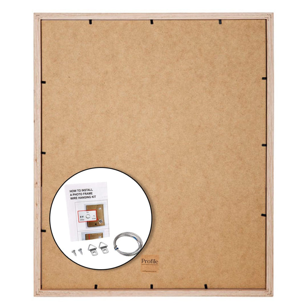 Modern Narrow Silver A4 Photo Frame (Bulk Frame 3 Pack) from our Australian Made A4 Picture Frames collection by Profile Products Australia