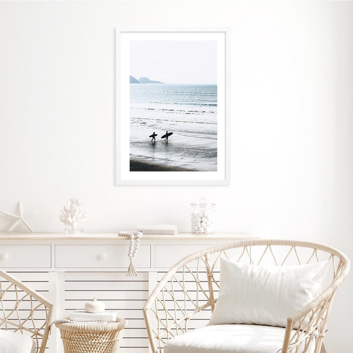 Morning Surf Wall Art Print from our Australian Made Framed Wall Art, Prints & Posters collection by Profile Products Australia