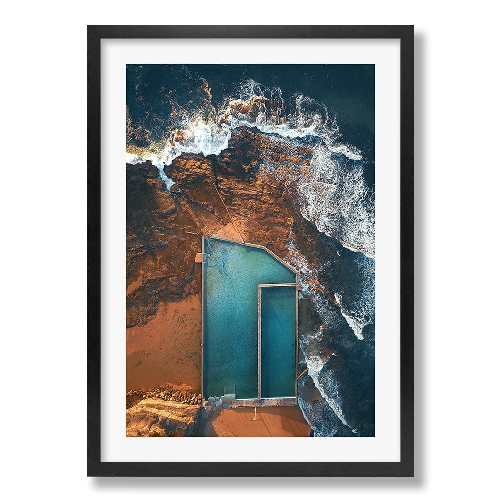 Narrabeen Ocean Pool Wall Art Print from our Australian Made Framed Wall Art, Prints & Posters collection by Profile Products Australia