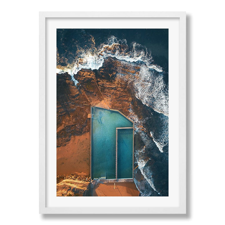 Narrabeen Ocean Pool Wall Art Print from our Australian Made Framed Wall Art, Prints & Posters collection by Profile Products Australia